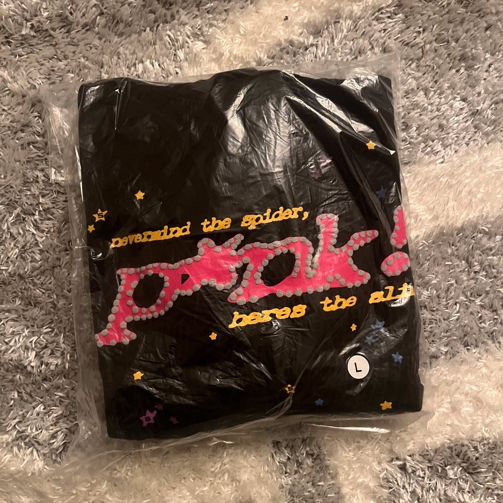 Black and Pink Lightweight Shirt Jacket